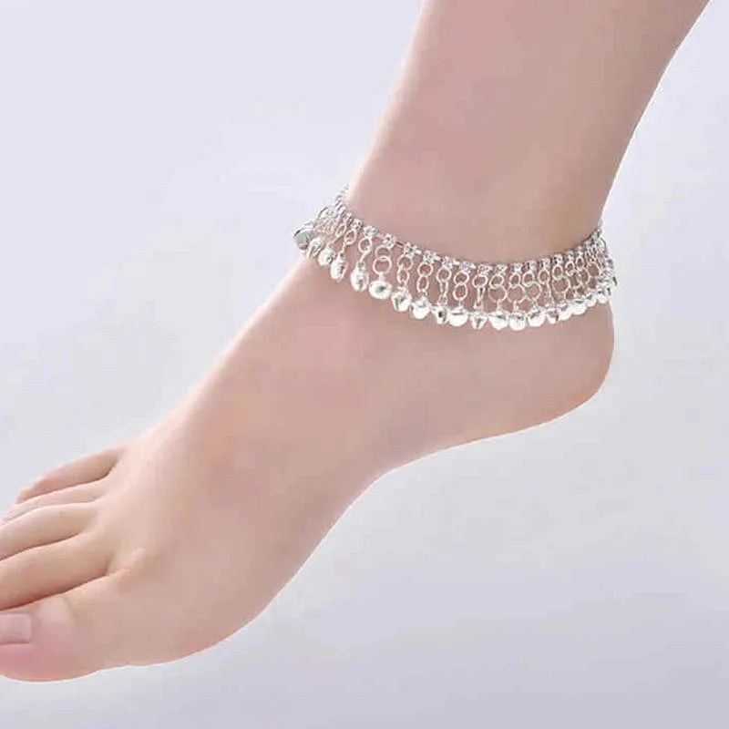 Crystal Tassel Ankle Bracelet