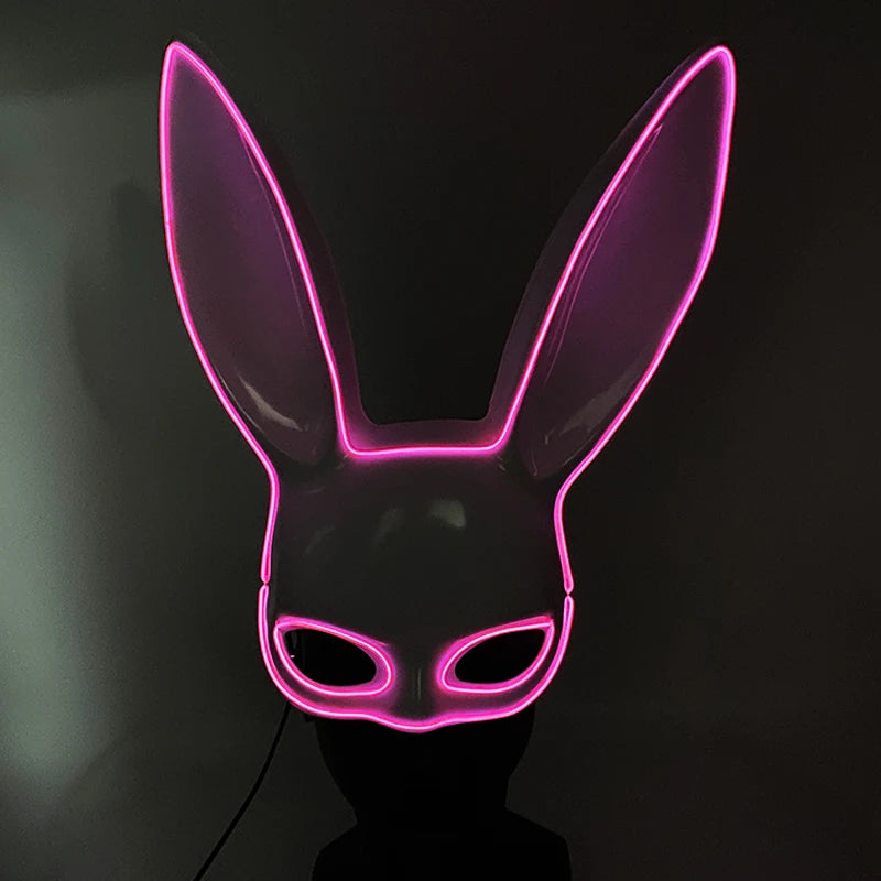 Neon EL Wire LED Mask