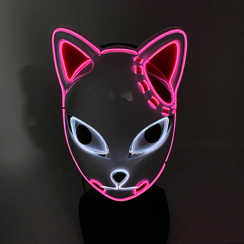 Neon EL Wire LED Mask