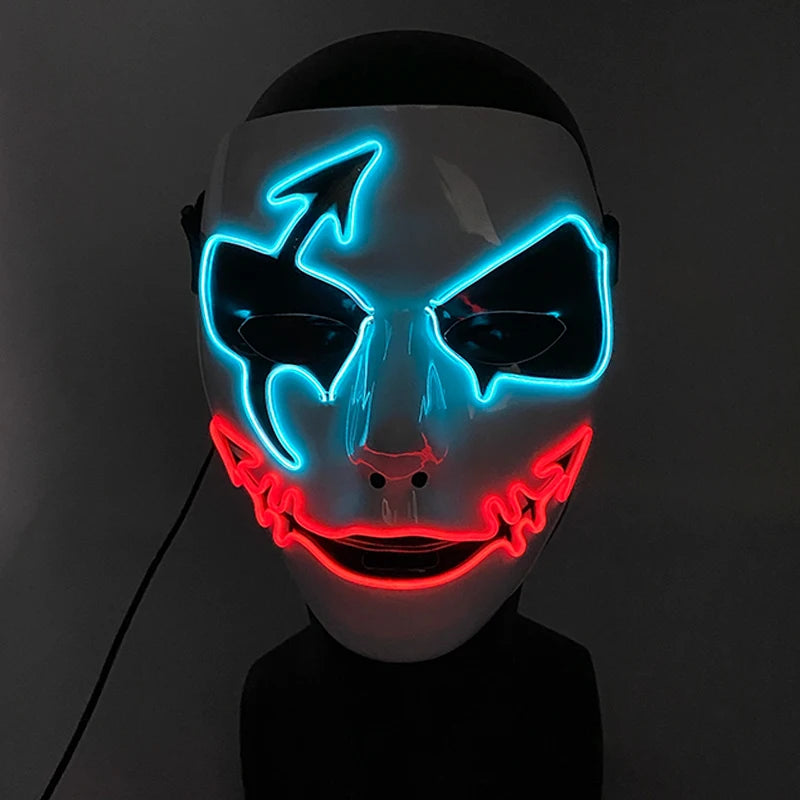 Neon EL Wire LED Mask