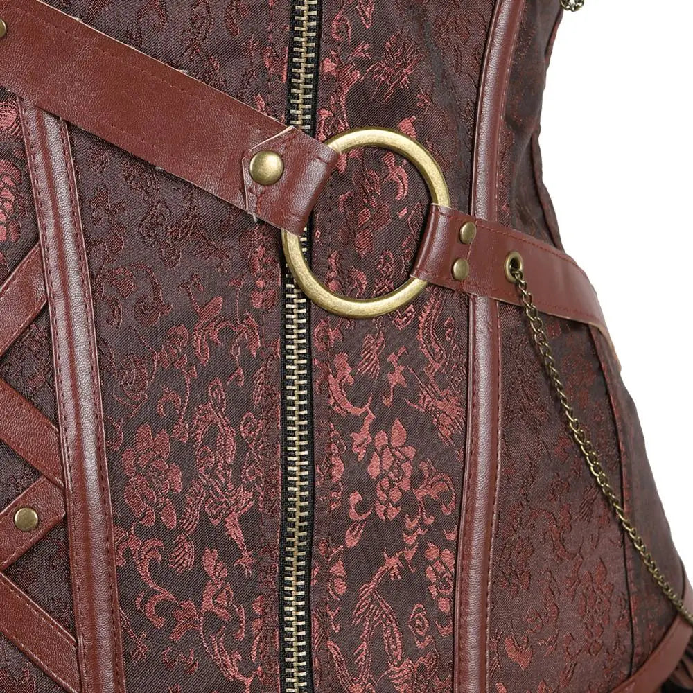 Steampunk Corset & Skirt Set