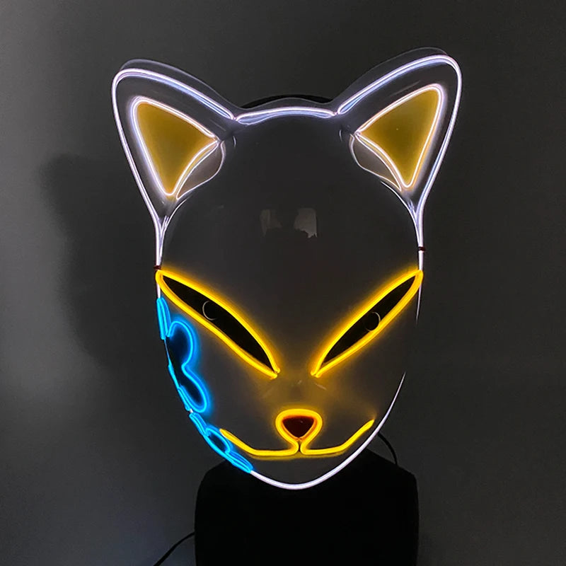 Neon EL Wire LED Mask