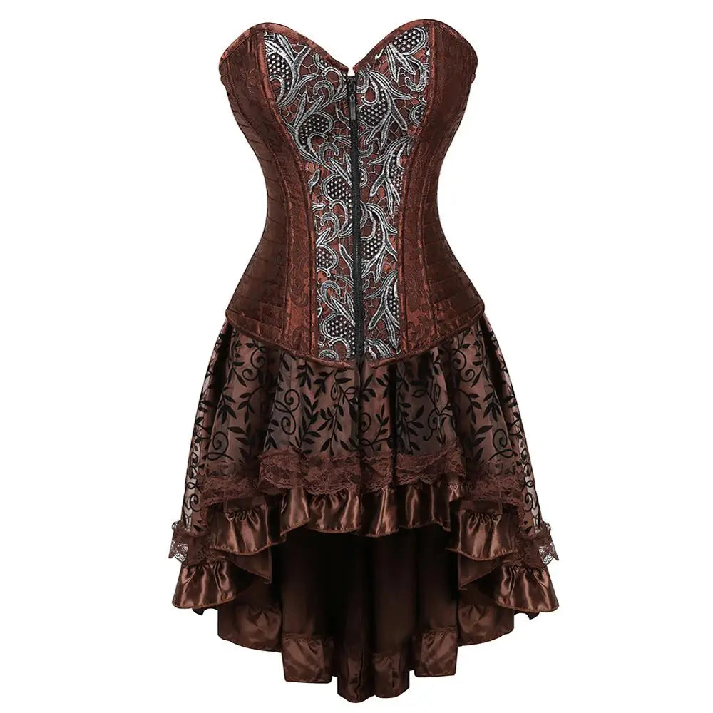 Steampunk Corset & Skirt - Mixed Designs (Review Required)
