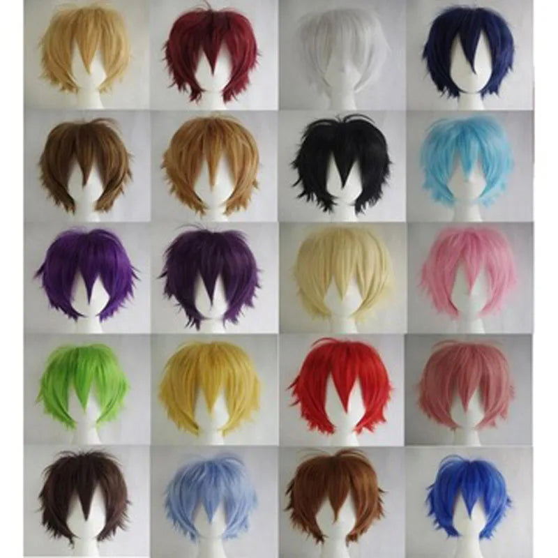 Short Multi-Color Wig