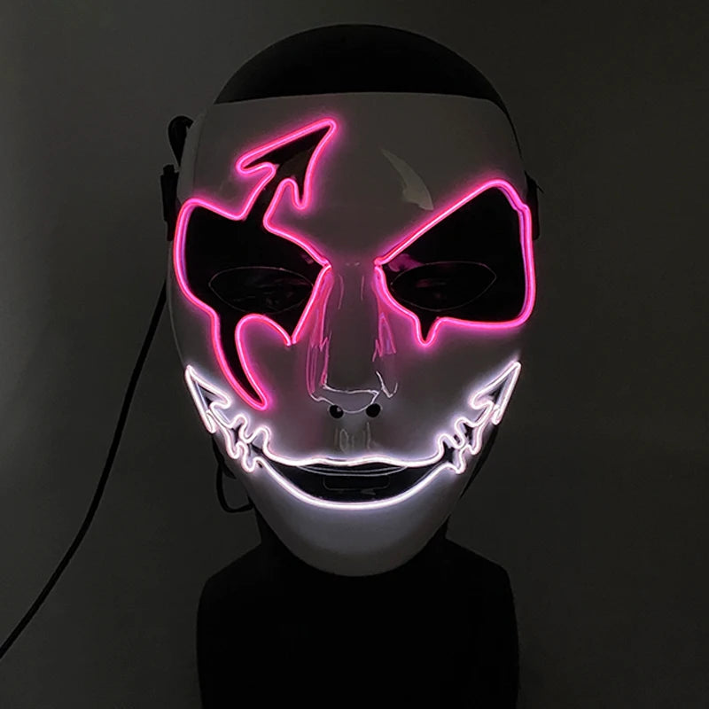 Neon EL Wire LED Mask