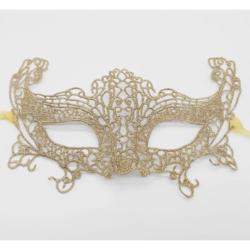 Gold Carnival Masquerade Mask