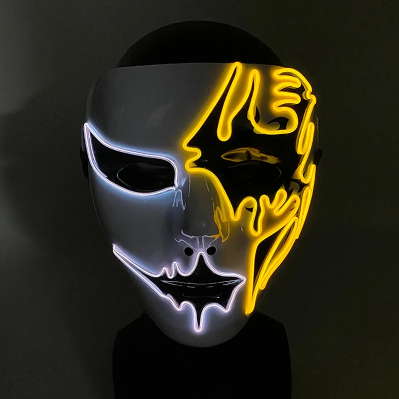 Neon EL Wire LED Mask