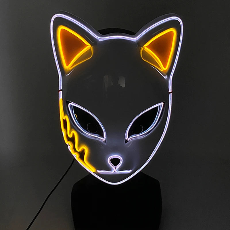 Neon EL Wire LED Mask