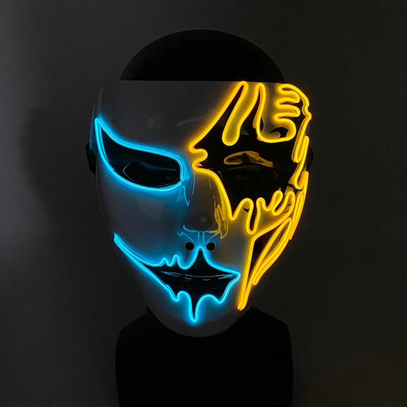 Neon EL Wire LED Mask