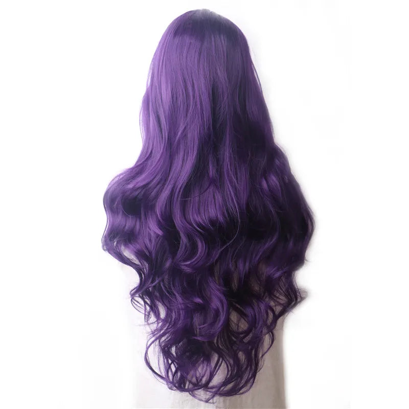 Wavy Purple Cosplay Wig