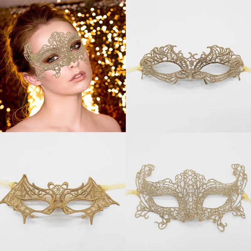 Gold Carnival Masquerade Mask