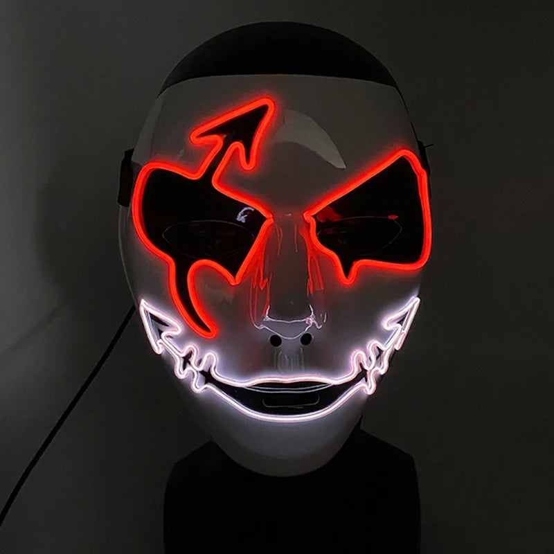 Neon EL Wire LED Mask