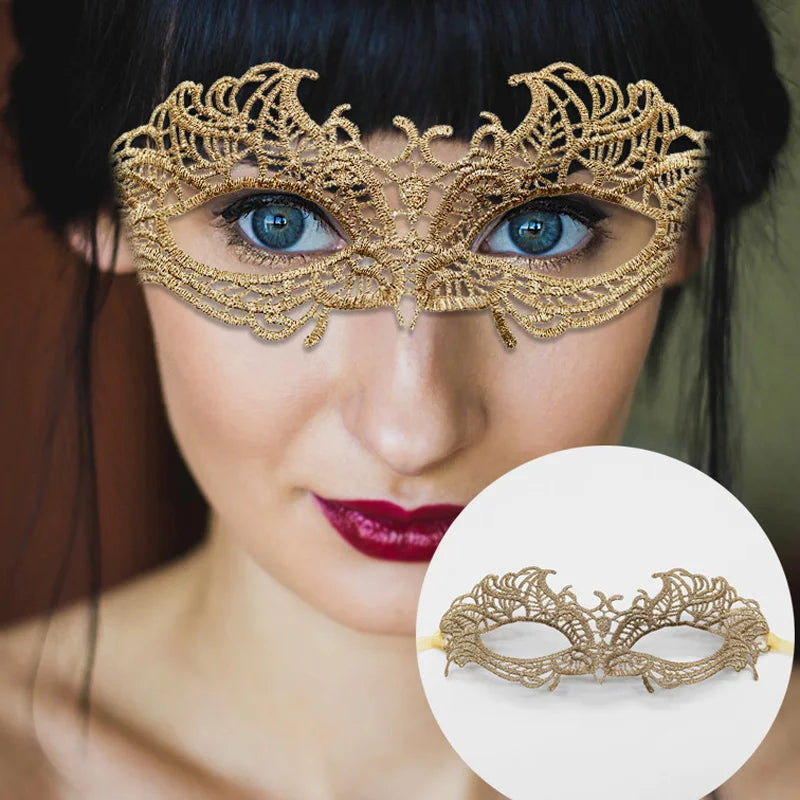 Gold Carnival Masquerade Mask