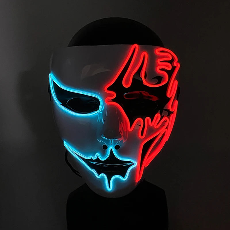 Neon EL Wire LED Mask