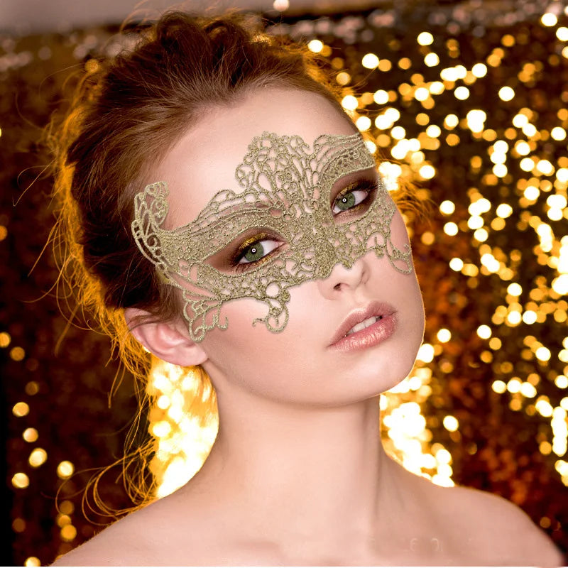 Gold Carnival Masquerade Mask