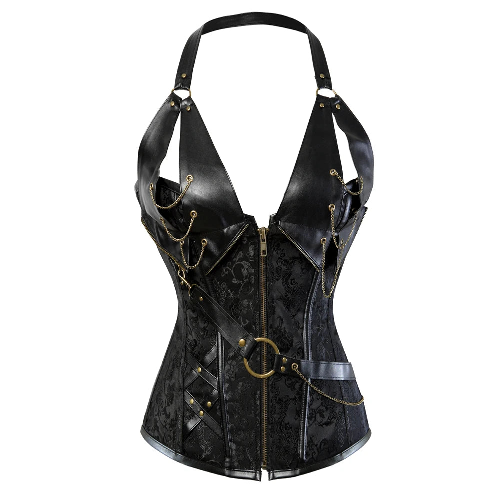 Steampunk Corset & Skirt Set