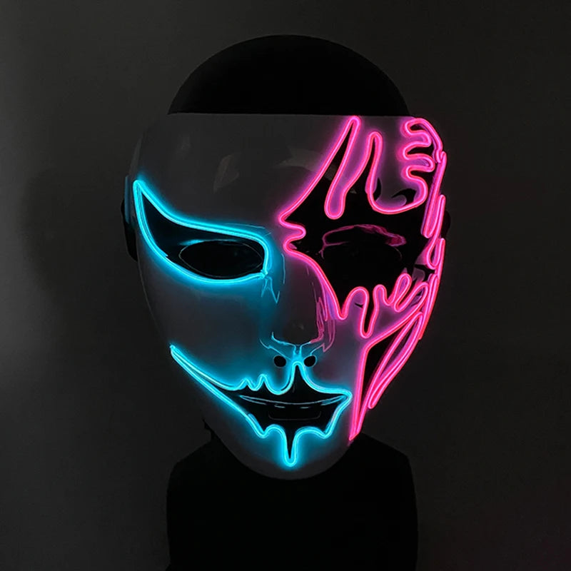 Neon EL Wire LED Mask