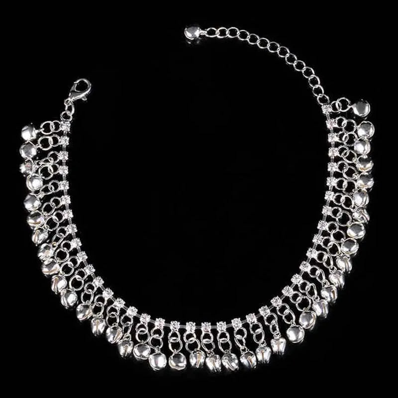 Crystal Tassel Ankle Bracelet
