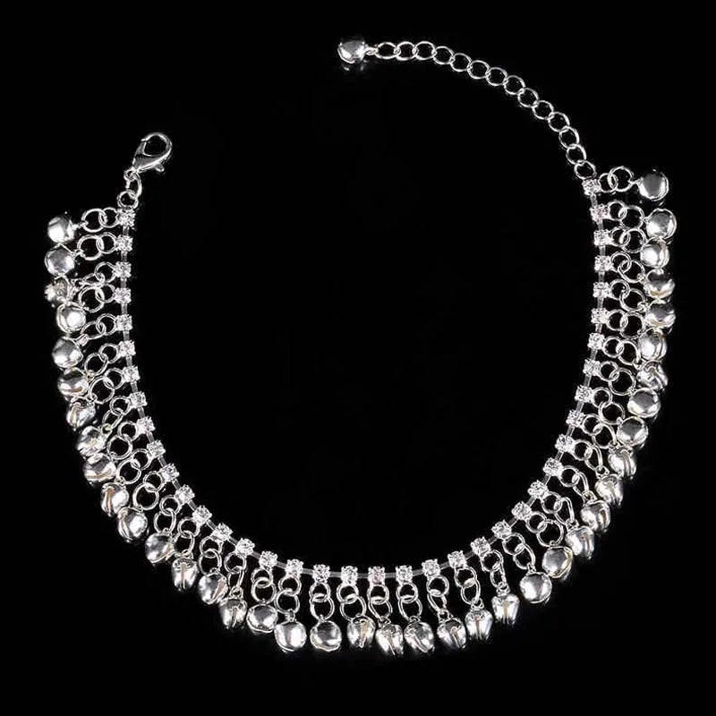 Crystal Tassel Ankle Bracelet