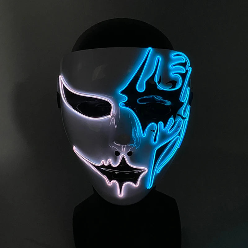 Neon EL Wire LED Mask