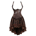 Steampunk Striped Bustier & Vine Skirt