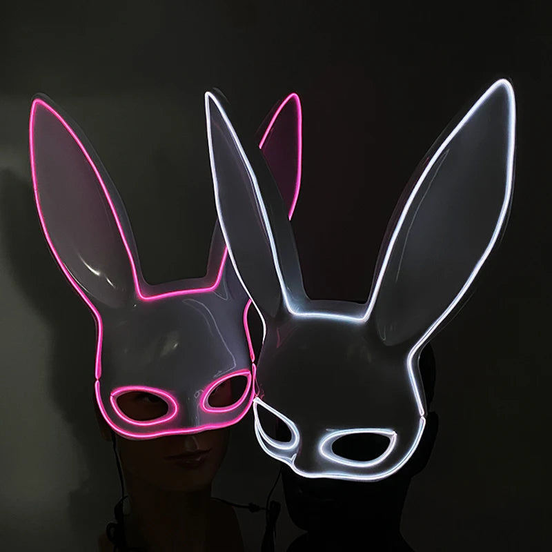Neon EL Wire LED Mask