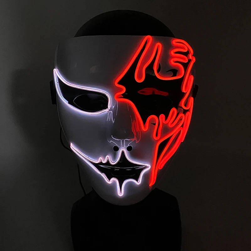 Neon EL Wire LED Mask