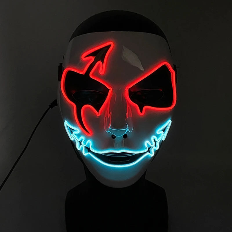 Neon EL Wire LED Mask