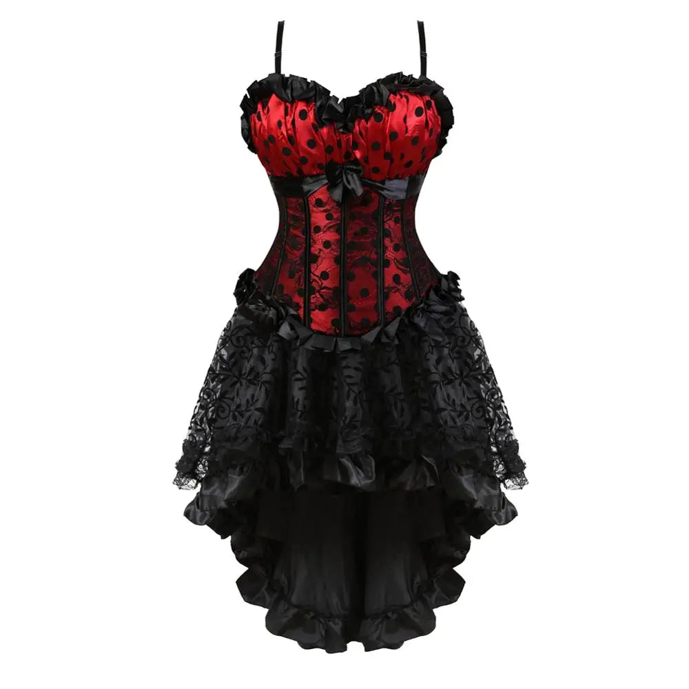 Steampunk Corset & Skirt Set