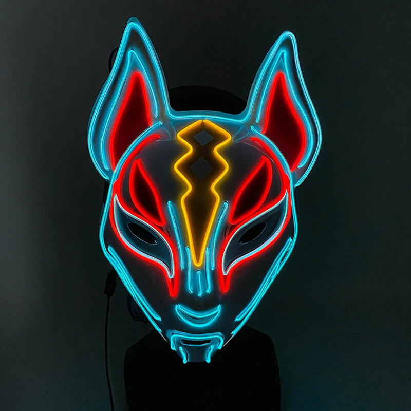 Neon EL Wire LED Mask