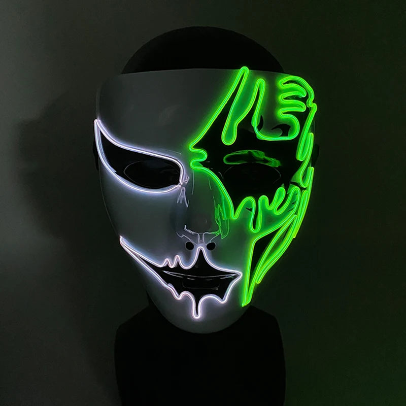 Neon EL Wire LED Mask