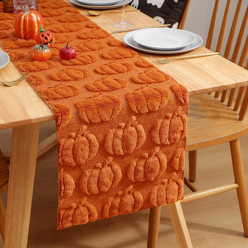 Fall Pumpkin & Ghost Table Runner