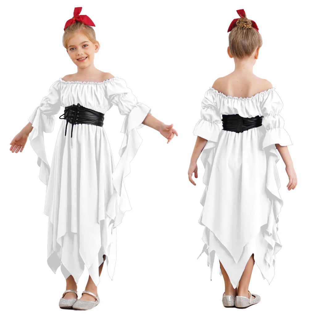 Girls Medieval Witch Costume