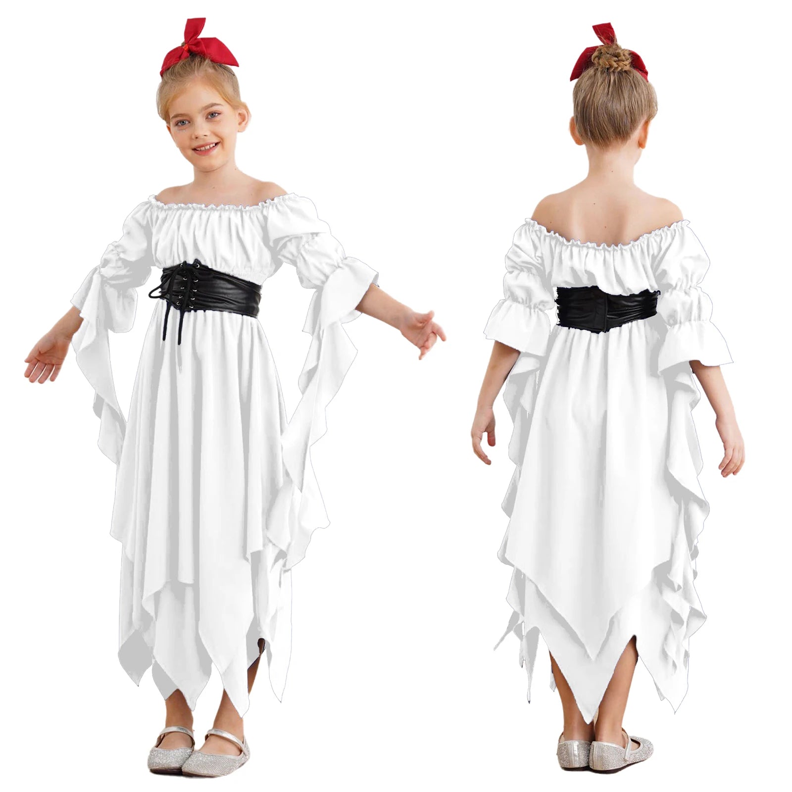 Girls Medieval Witch Costume
