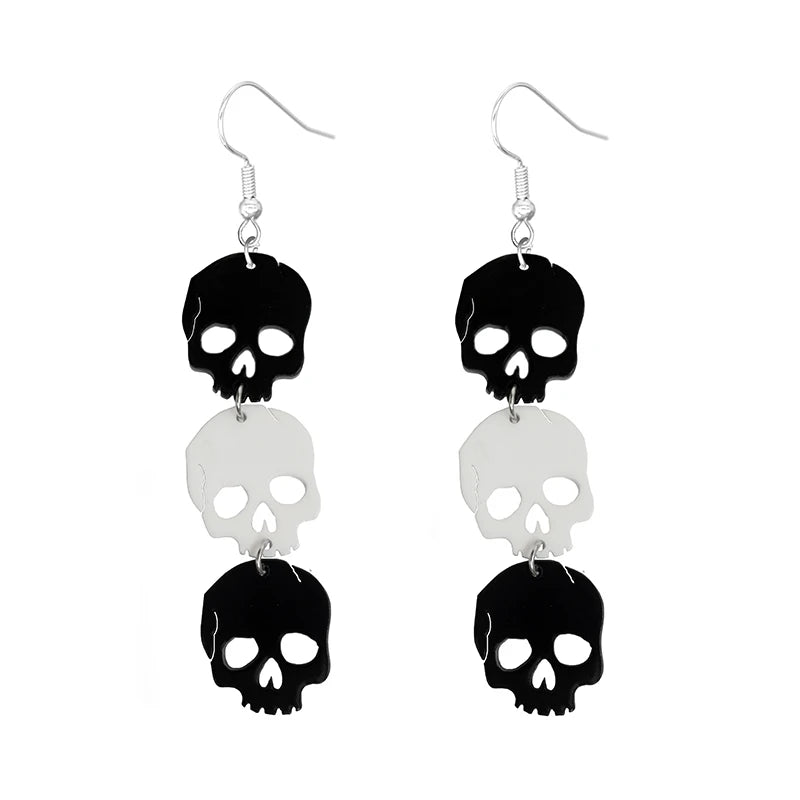 Hip Hop Halloween Earrings