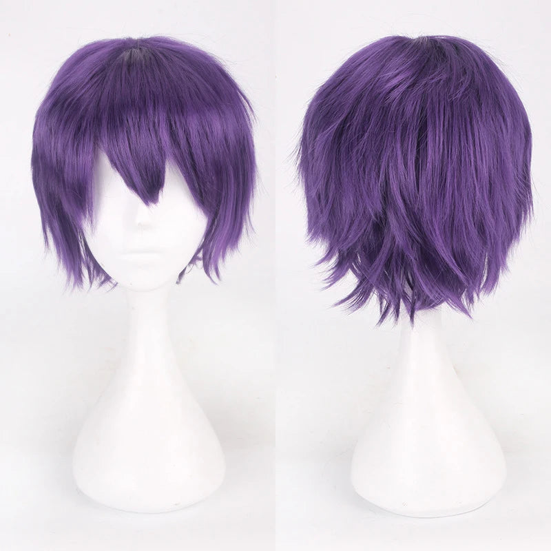 Short Colorful Cosplay Wig
