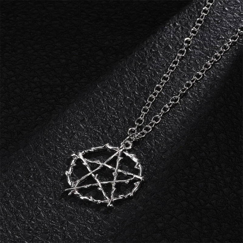 Grunge Pentagram Necklace