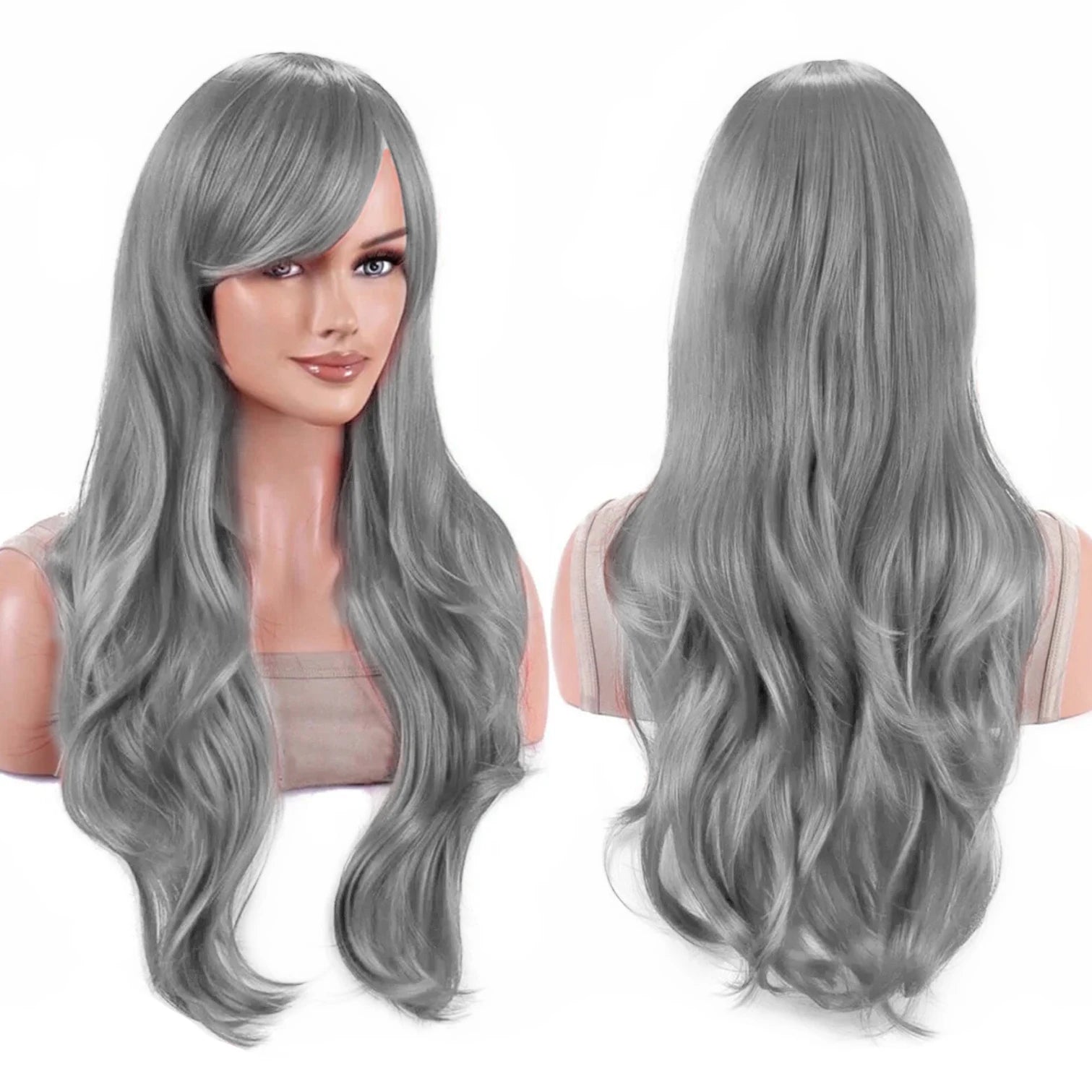 Long Wavy Rainbow Wig