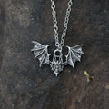 Vintage Bat Witchcraft Necklace