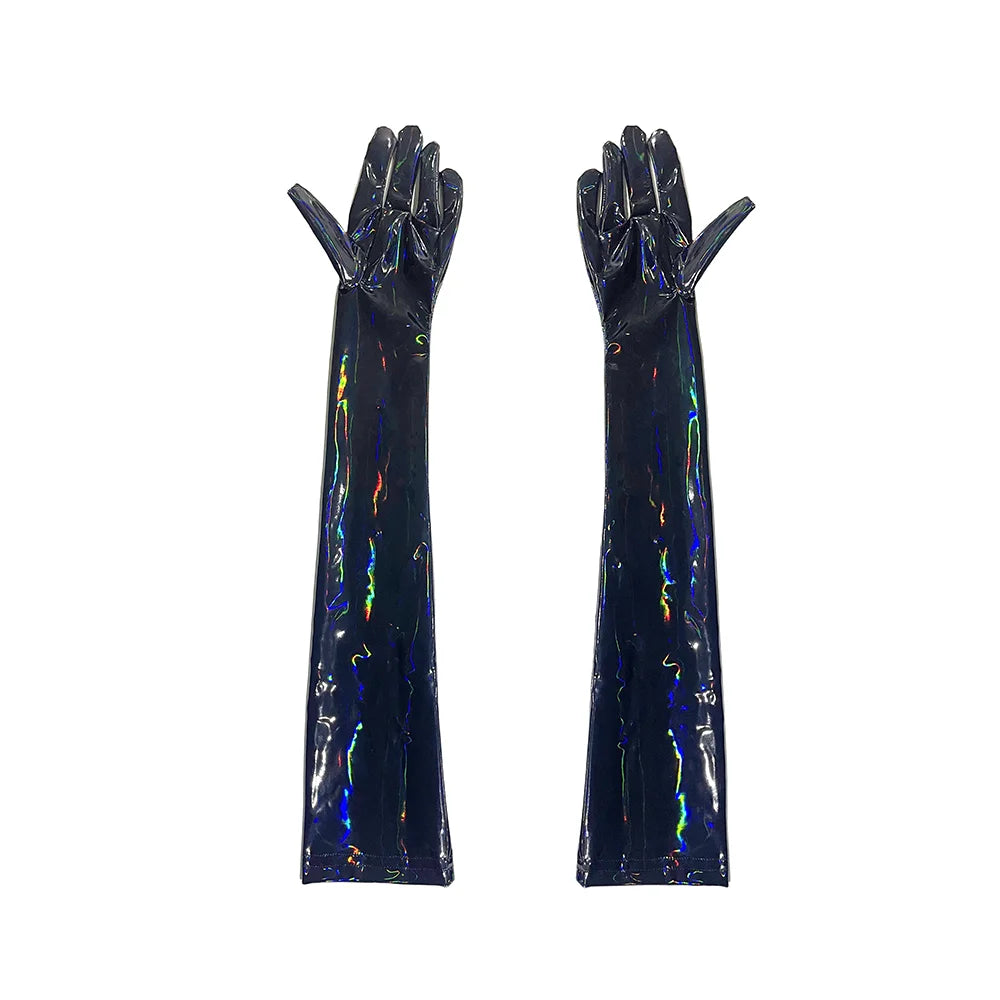 PVC Long Club Gloves