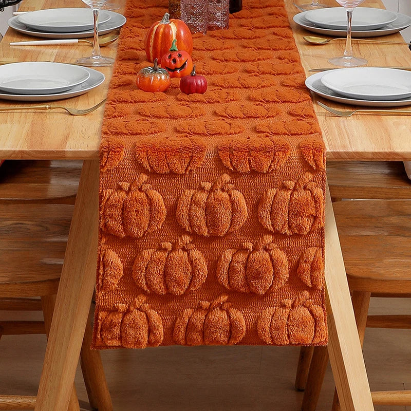 Fall Pumpkin & Ghost Table Runner