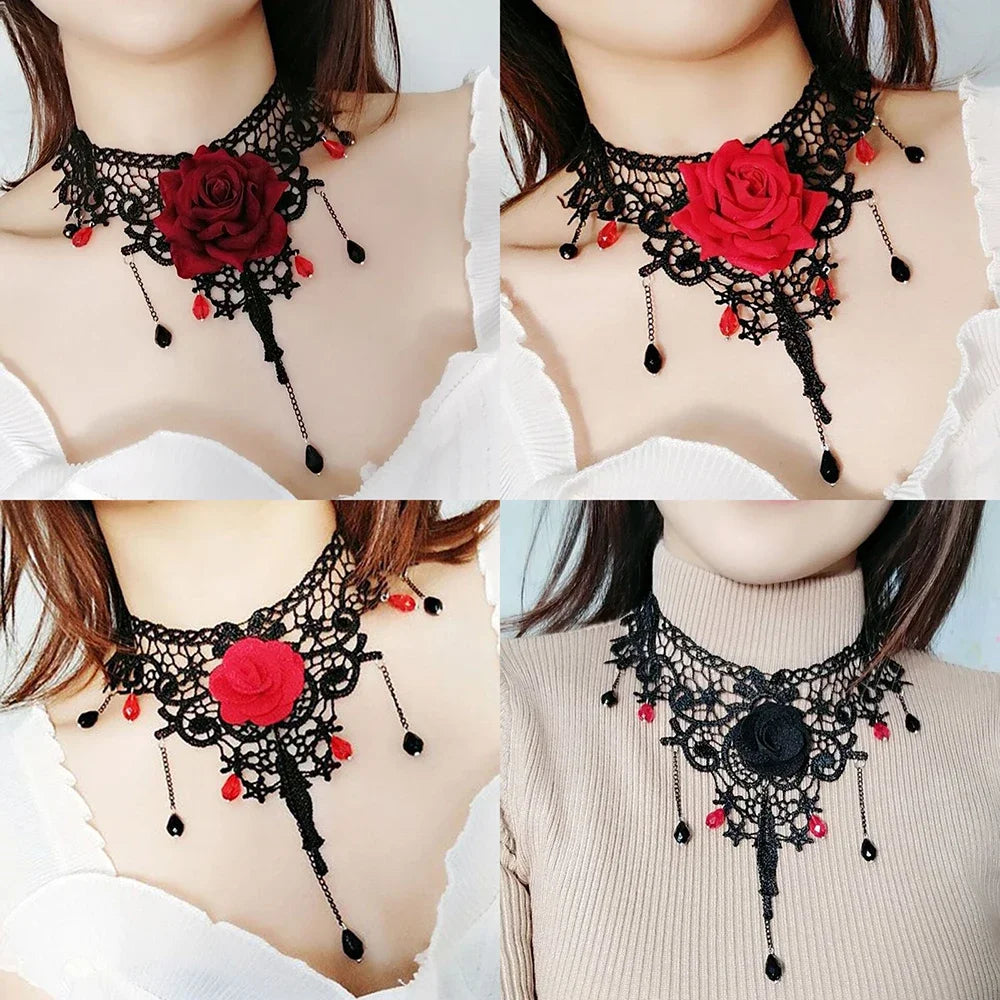 Black Lace Choker