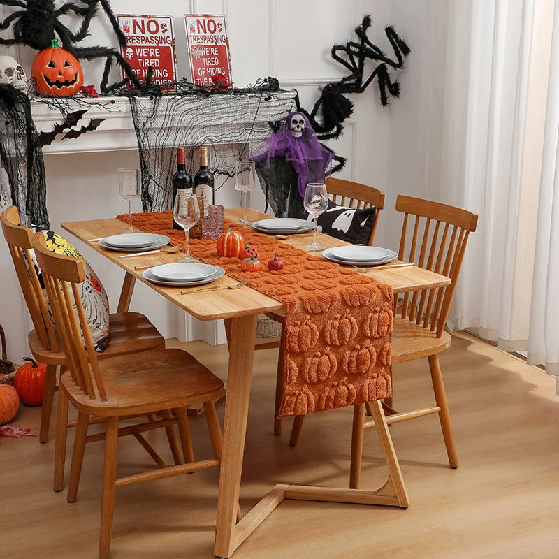Fall Pumpkin & Ghost Table Runner