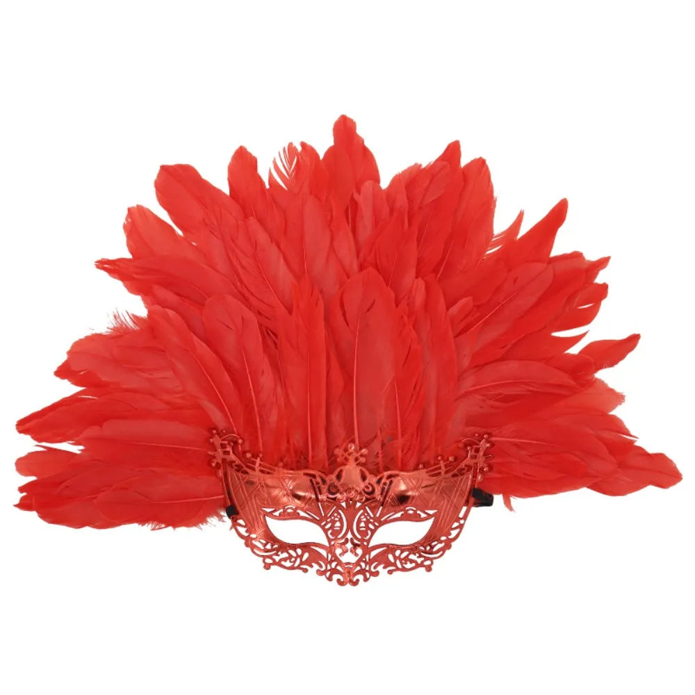 Feather Masquerade Mask