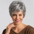 Grandma Grey Short Wig