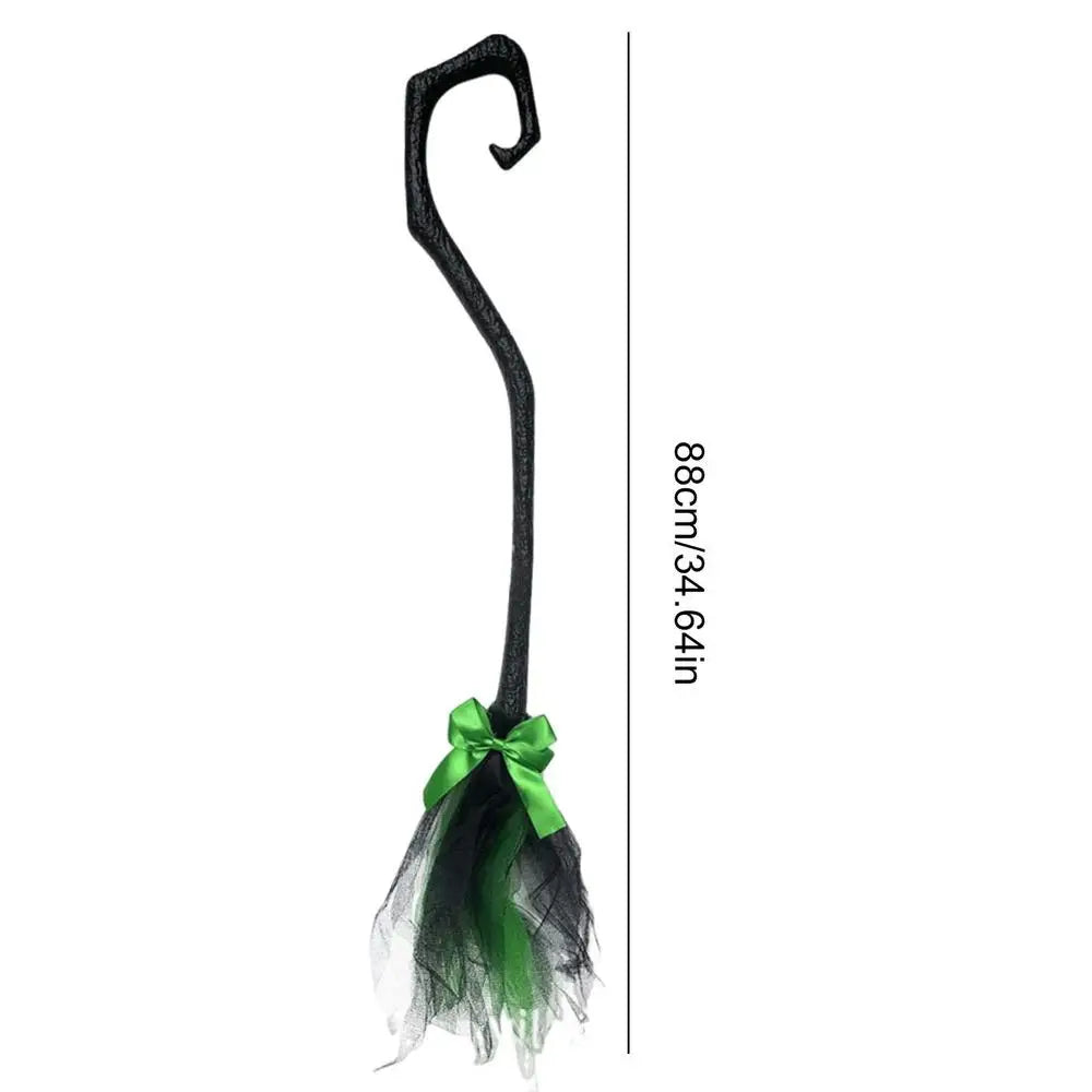 Witch Broom with Ribbon (Portable)