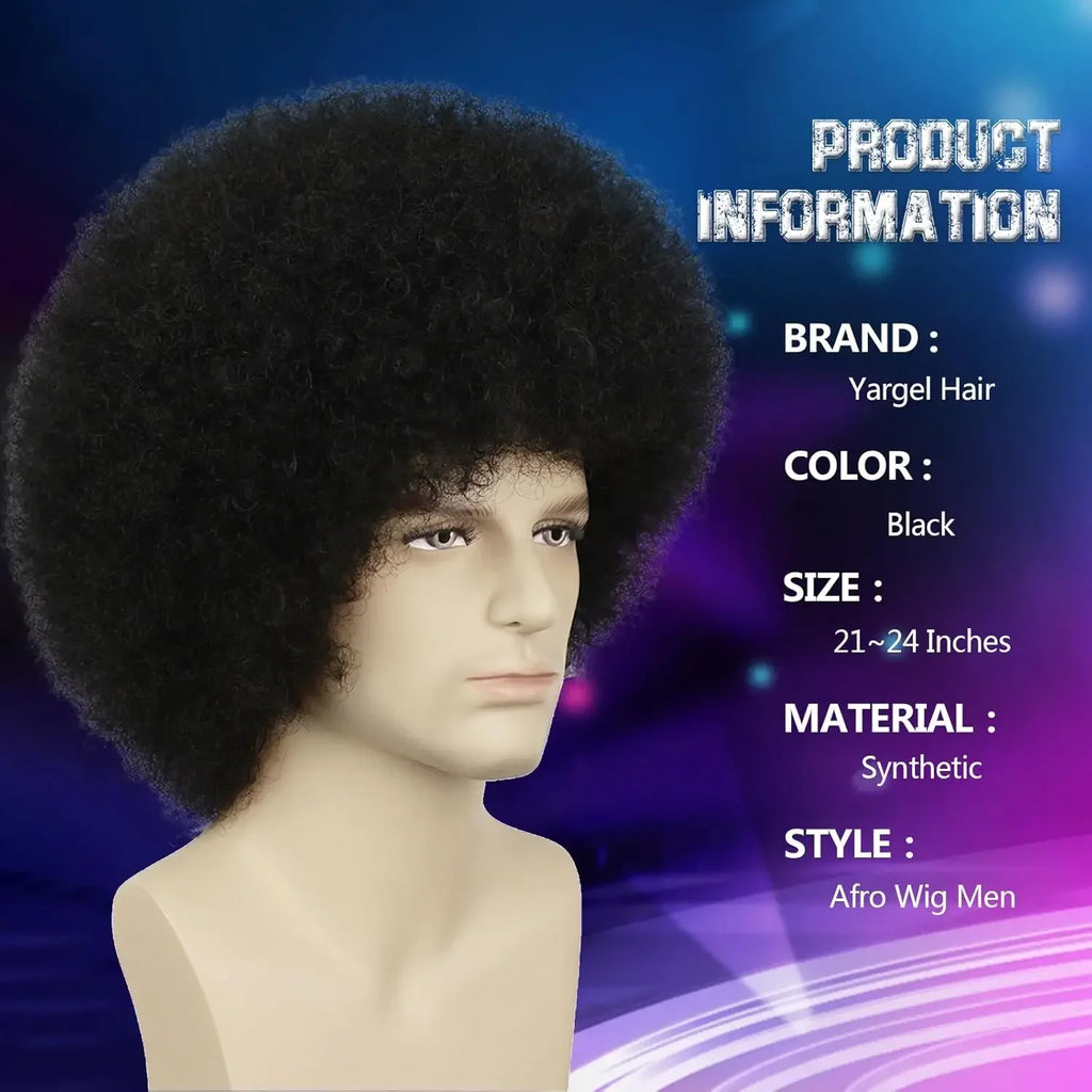 Men's Disco Afro Wig