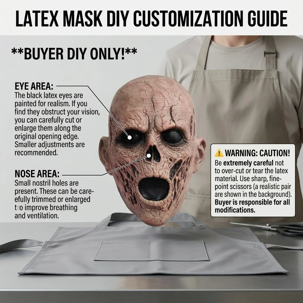 Full Head Zombie Mask