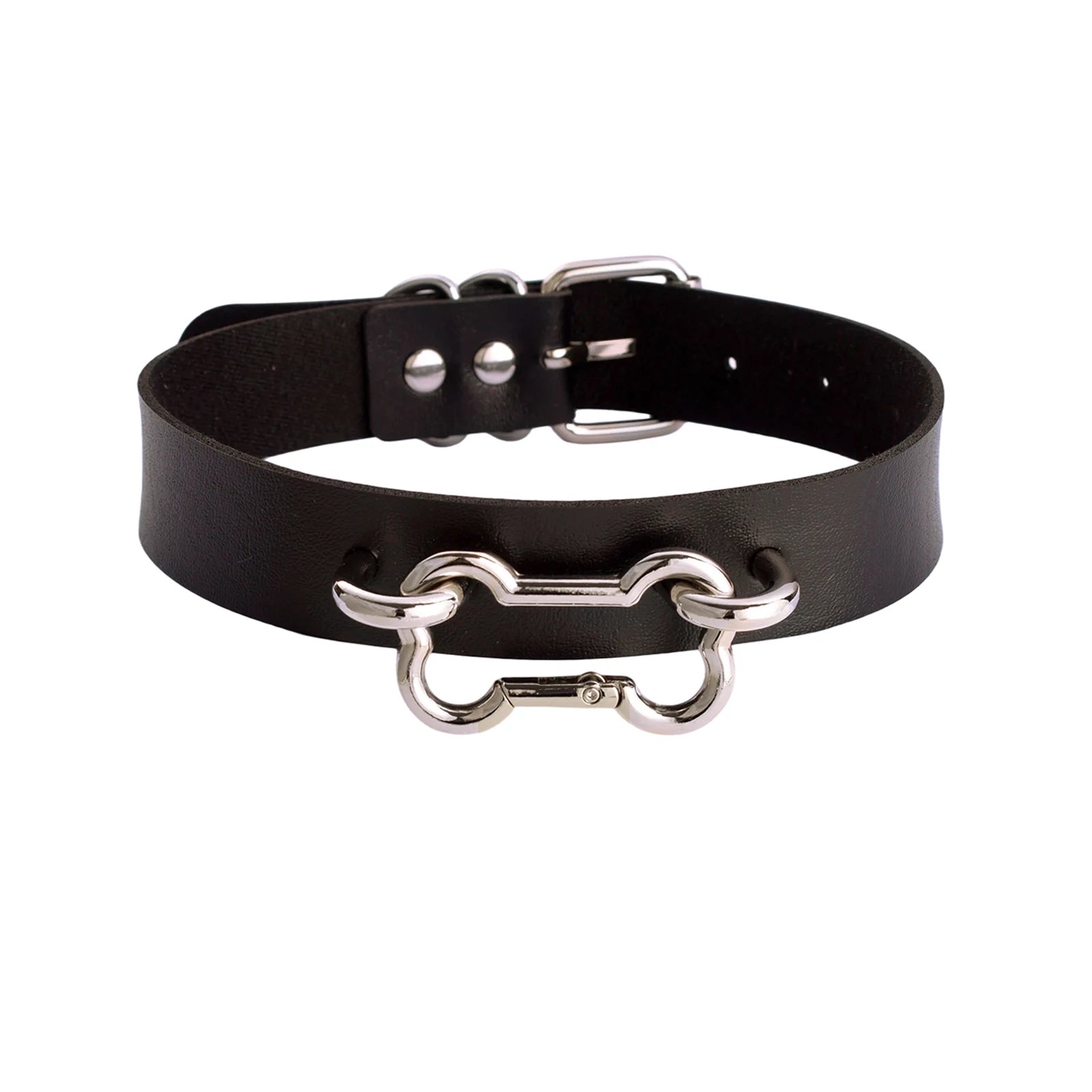 Bone Collar Leather Choker