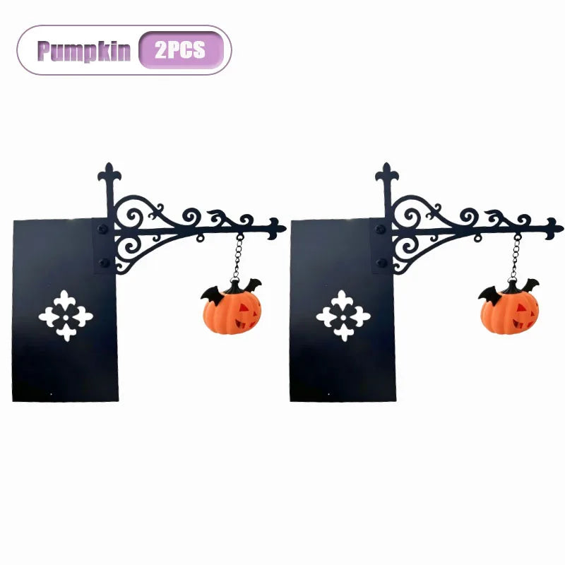 Vintage Gothic Pumpkin Lantern (Bookshelf/Shelf Display)